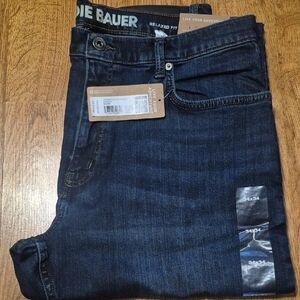 Eddie Bauer Men's Deep Indigo Relaxed Jeans